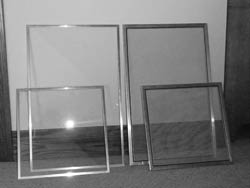 Seasonal window panels.