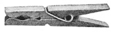 clothes pin.