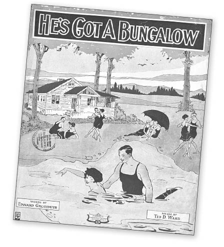 He's got a bungalow sheet music.