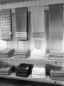 Faribault wool blankets.