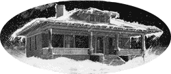 Aladdin House in Winter.