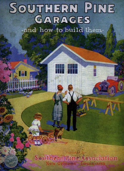 Southern Pine Garages catalog cover.