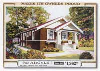 Mail order house ad.