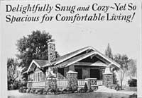 Mail order house ad.