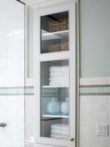 Bathroom built in.