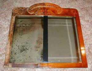 Re-silvered mirror on the right.