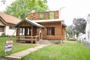 What was once a 1920s bungalow has been stripped to its bones and is about to be “monsterized.”