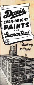 Davis paint ad