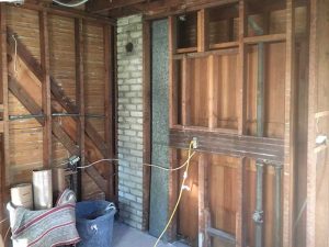 gutted kitchen