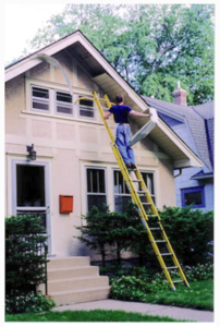 Kevin removing aluminum siding
