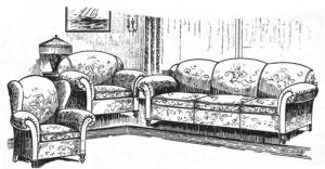 vintage living room furniture