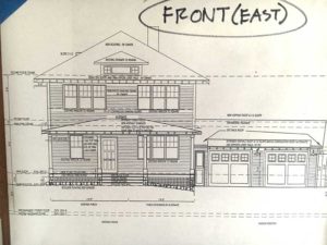 Architectural drawing.
