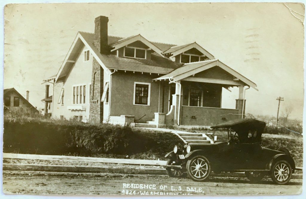 postcard of bungalow
