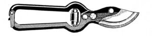 Vintage pruning shears.