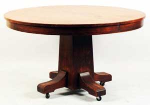 RoundOakTable
