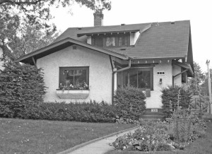 exterior of the house.
