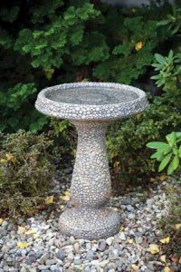 Birdbath.