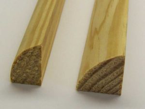 photo of close-up of molding piece and round piece.