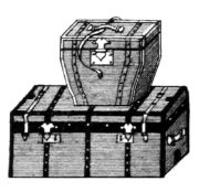 clipart of vintage suitcase