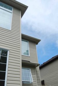 vinyl siding on house