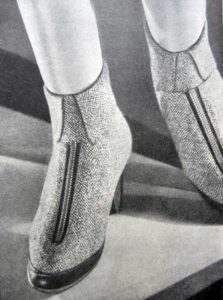 Photo of zipper galoshes.