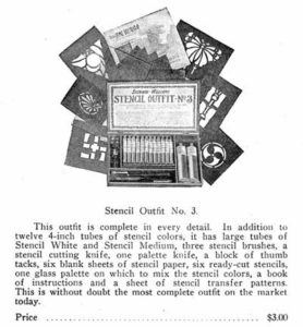 Stencil kit ad.