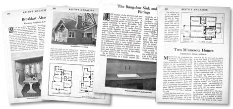 magazine pages.